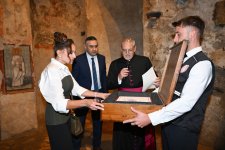 Первый вице-президент Мехрибан Алиева приняла участие в церемонии открытия проекта реставрации катакомб Святой Коммодиллы в Ватикане (ФОТО/ВИДЕО)