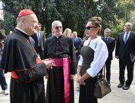 Первый вице-президент Мехрибан Алиева приняла участие в церемонии открытия проекта реставрации катакомб Святой Коммодиллы в Ватикане (ФОТО/ВИДЕО)