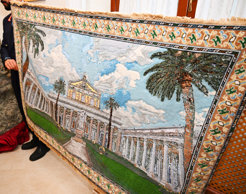 Первый вице-президент Мехрибан Алиева встретилась в Ватикане с архипресвитером Базилики Святого Павла (ФОТО/ВИДЕО)