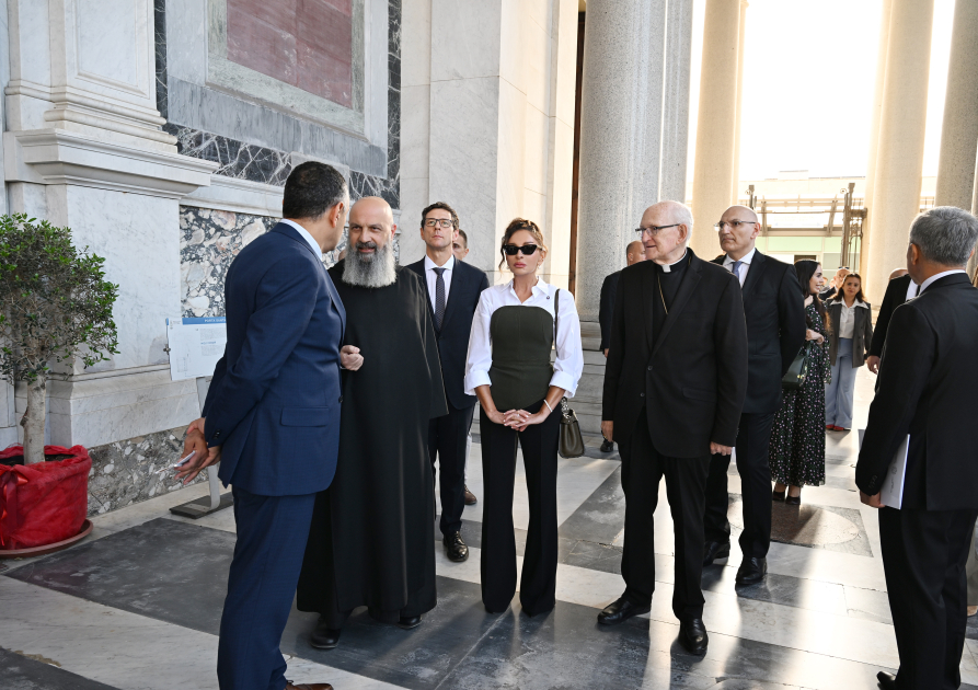 Первый вице-президент Мехрибан Алиева ознакомилась с реставрационными работами в Базилике Святого Павла в Ватикане (ФОТО/ВИДЕО)