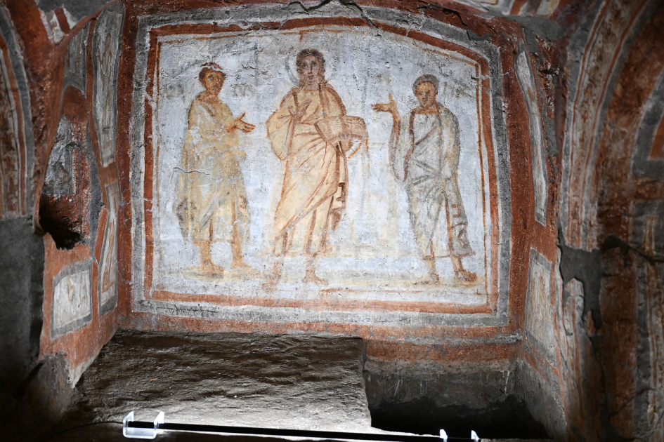 Первый вице-президент Мехрибан Алиева приняла участие в церемонии открытия проекта реставрации катакомб Святой Коммодиллы в Ватикане (ФОТО/ВИДЕО)