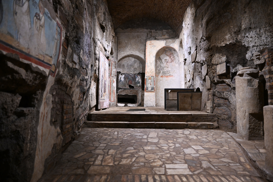 Первый вице-президент Мехрибан Алиева приняла участие в церемонии открытия проекта реставрации катакомб Святой Коммодиллы в Ватикане (ФОТО/ВИДЕО)