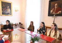 Первый вице-президент Мехрибан Алиева встретилась с президентом Губернаторства Государства-Городa Ватикан (ФОТО)