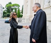 Первый вице-президент Мехрибан Алиева ознакомилась с реставрационными работами, проведенными в Базилике Святого Петра в Ватикане (ФОТО)