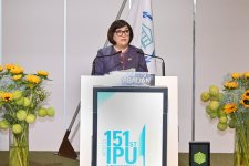 Сахиба Гафарова выступила на 151-й Ассамблее Межпарламентского Союза (ФОТО)