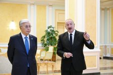 В Астане с участием Президента Ильхама Алиева и Президента Касым-Жомарта Токаева состоялась презентация совместного проекта «Развитие Среднего коридора» (ФОТО)