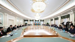 В Астане с участием Президента Ильхама Алиева и Президента Касым-Жомарта Токаева состоялось второе заседание Высшего межгосударственного совета Азербайджан-Казахстан (ФОТО)