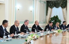 В Астане с участием Президента Ильхама Алиева и Президента Касым-Жомарта Токаева состоялось второе заседание Высшего межгосударственного совета Азербайджан-Казахстан (ФОТО)