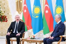 В Астане состоялась встреча Президента Ильхама Алиева с Президентом Касым-Жомартом Токаевым в формате один на один (ФОТО)