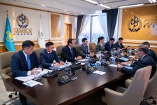 Рашад Набиев обсудил сотрудничество с казахстанским холдингом «Самрук-Казына» (ФОТО)