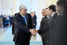 В Астане состоялась церемония официальной встречи Президента Ильхама Алиева (ФОТО)
