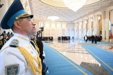 В Астане состоялась церемония официальной встречи Президента Ильхама Алиева (ФОТО)