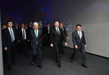 Президент Ильхам Алиев и Президент Касым-Жомарт Токаев посетили Международный центр искусственного интеллекта Alem.ai в Астане (ФОТО)