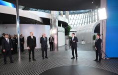 Президент Ильхам Алиев и Президент Касым-Жомарт Токаев посетили Международный центр искусственного интеллекта Alem.ai в Астане (ФОТО)