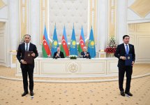 Состоялся обмен документами, подписанными между Азербайджаном и Казахстаном (ФОТО)