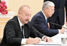 Состоялся обмен документами, подписанными между Азербайджаном и Казахстаном (ФОТО)