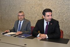 Спикеры парламентов Азербайджана и Армении обсудили достигнутые на Вашингтонском саммите соглашения (ФОТО)
