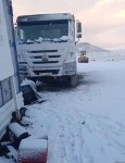 Снегопад в Лачине (ФОТО)