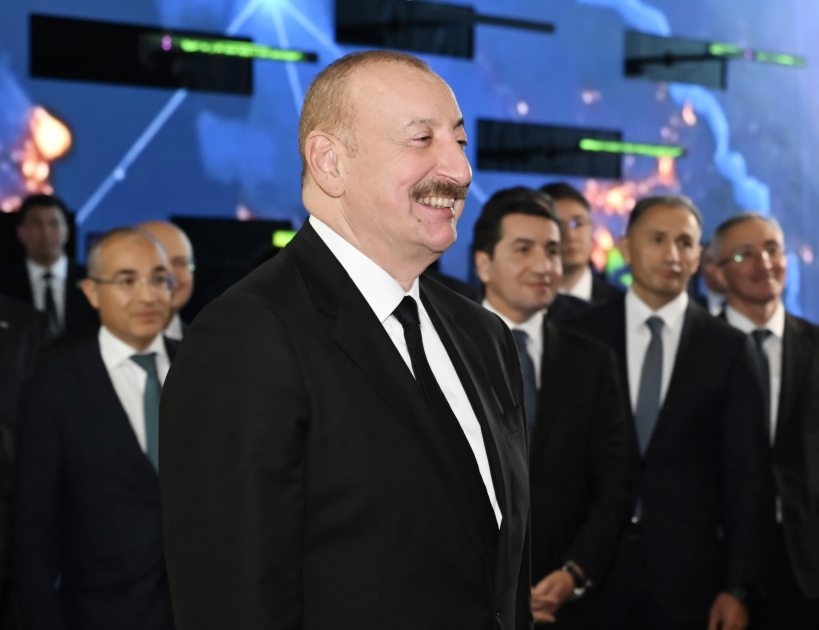 Президент Ильхам Алиев и Президент Касым-Жомарт Токаев посетили Международный центр искусственного интеллекта Alem.ai в Астане (ФОТО)
