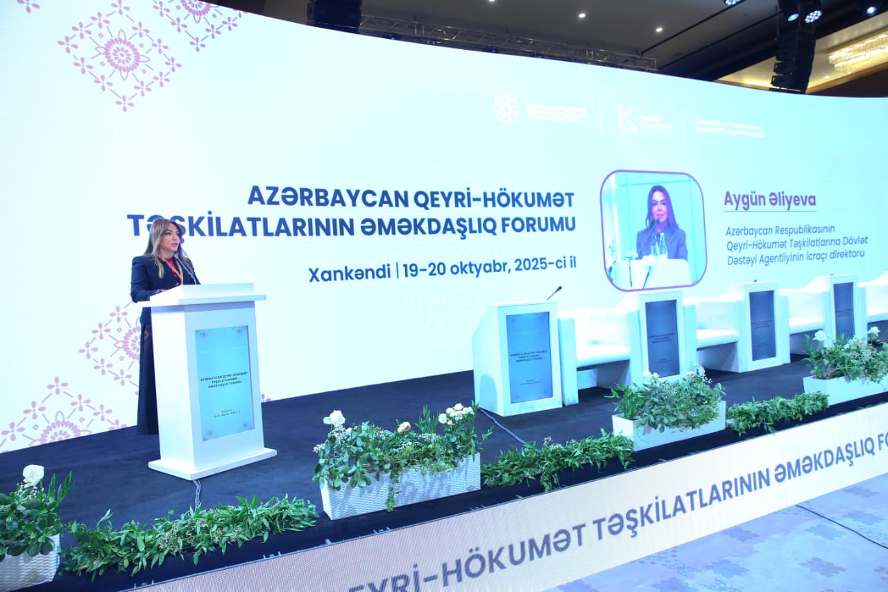 В Ханкенди состоялось официальное открытие Форума сотрудничества НПО Азербайджана (ФОТО)
