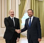 Президент Ильхам Алиев принял министра иностранных дел Эстонии (ФОТО/ВИДЕО)