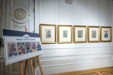 Искусство на марках: в Баку представили коллекцию к 200-летию Мирзы Гадима Иревани (ФОТО)