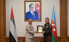 Командующий Силами специальных операций ОАЭ посетил Азербайджан (ФОТО)