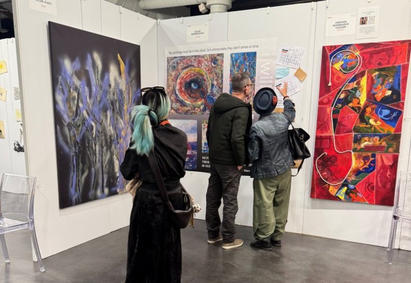 Азербайджанские художники приняли участие в XV Флорентийской биеннале (ФОТО)