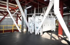 Президент Ильхам Алиев принял участие в открытии завода по переработке ячменя ООО Promalt в Имишли (ФОТО)