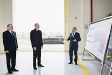 Президент Ильхам Алиев ознакомился с деятельностью предприятия по производству агрохимических средств в Сабирабаде (ФОТО)