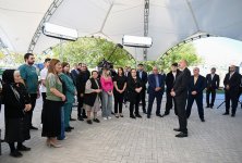 Президент Ильхам Алиев вручил ключи от квартир жителям села Хоровлу Джебраильского района (ФОТО)