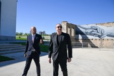 Президент Ильхам Алиев принял участие в открытии первого этапа села Хоровлу Джебраильского района (ФОТО)