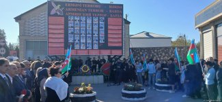 Почтена память жертв террора в Барде (ФОТО)