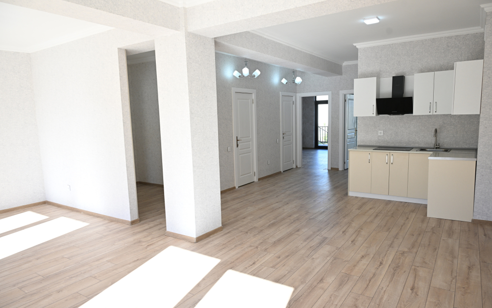 Президент Ильхам Алиев ознакомился с работами, проведенными в жилом комплексе на 104 квартиры в городе Зангилан (ФОТО)