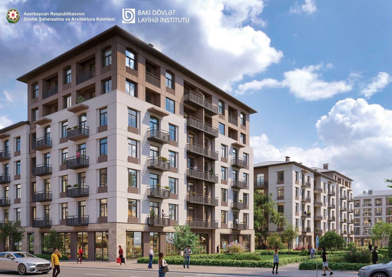 Представлен проект 2-го и 3-го жилых комплексов в Джебраиле (ФОТО)