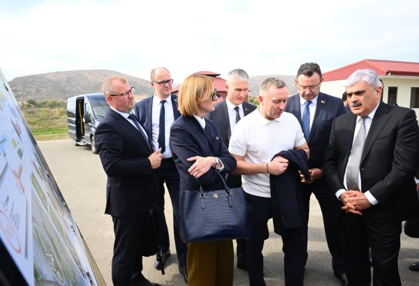 Заместители премьер-министров Азербайджана и Беларуси посетили село Гызыл Кенгерли Агдамского района (ФОТО)