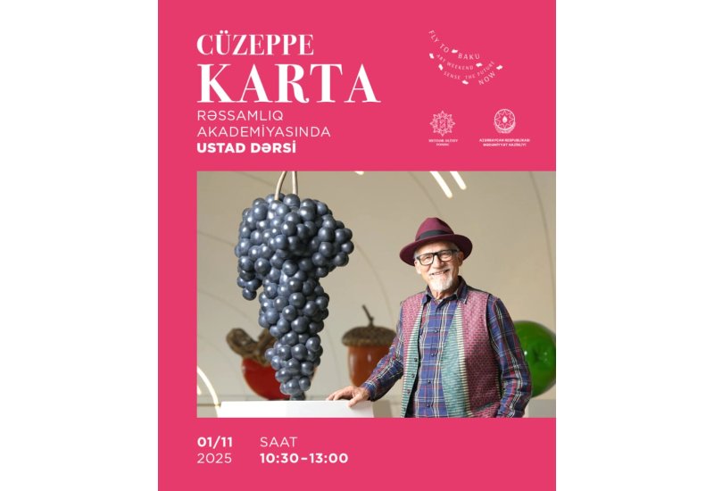 Состоится мастер-класс итальянского скульптора Джузеппе Карта для молодых художников