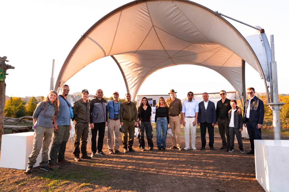 Вице-президент Фонда Гейдара Алиева Лейла Алиева и руководитель Баку Медиа Центра Арзу Алиева приняли участие в церемонии открытия Ахар-Бахарского национального парка в Гахском районе (ФОТО)