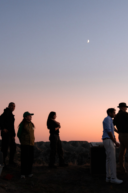 Вице-президент Фонда Гейдара Алиева Лейла Алиева и руководитель Баку Медиа Центра Арзу Алиева приняли участие в церемонии открытия Ахар-Бахарского национального парка в Гахском районе (ФОТО)