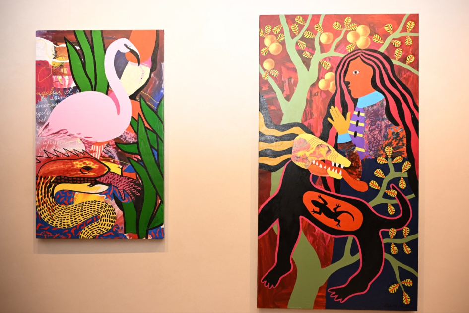 В арт-центре Nine Senses открылась персональная выставка Рамины Саадатхан «Огонь, Вода и Поцелуи» (ФОТО)