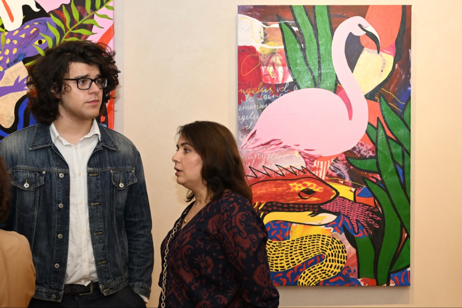 В арт-центре Nine Senses открылась персональная выставка Рамины Саадатхан «Огонь, Вода и Поцелуи» (ФОТО)