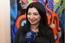 В арт-центре Nine Senses открылась персональная выставка Рамины Саадатхан «Огонь, Вода и Поцелуи» (ФОТО)