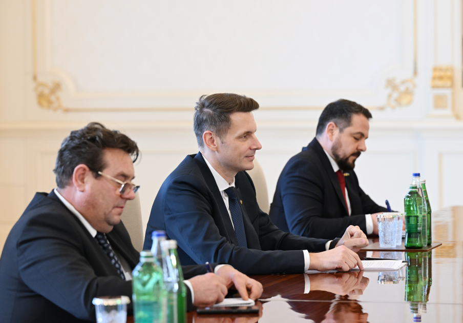 Президент Ильхам Алиев принял председателя Сената парламента Румынии (ФОТО/ВИДЕО)