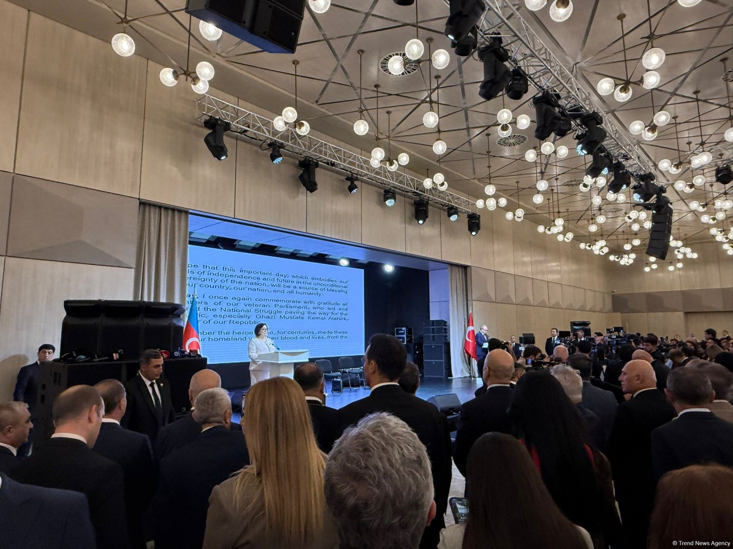 В Баку прошел официальный прием по случаю 102-й годовщины образования Турецкой Республики