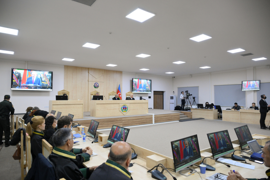 В Баку продолжился суд над лицами, обвиняемыми в совершении многочисленных преступлений против азербайджанского народа (ФОТО)