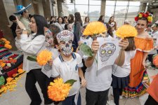 В Баку весело отметили мексиканский праздник "День мертвых" (ФОТО)