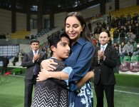 По инициативе вице-президента Фонда Гейдара Алиева Лейлы Алиевой организован очередной турнир по мини-футболу среди команд детских домов (ФОТО)