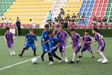 По инициативе вице-президента Фонда Гейдара Алиева Лейлы Алиевой организован очередной турнир по мини-футболу среди команд детских домов (ФОТО)