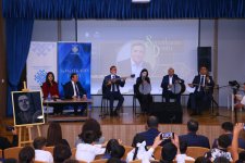 В Центре детского творчества имени Курмангазы в Физули отметили юбилей Мансума Ибрагимова (ФОТО)