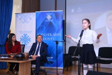 В Центре детского творчества имени Курмангазы в Физули отметили юбилей Мансума Ибрагимова (ФОТО)